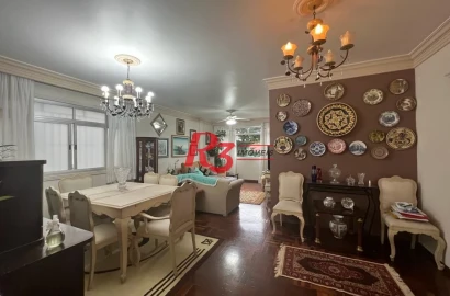 Apartamento com 3 dormitórios à venda, 152 m² por R$ 1.700.000,00 - Ponta da Praia - Santos/SP