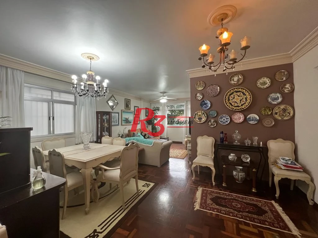 Apartamento com 3 dormitórios à venda, 152 m² por R$ 1.700.000,00 - Ponta da Praia - Santos/SP