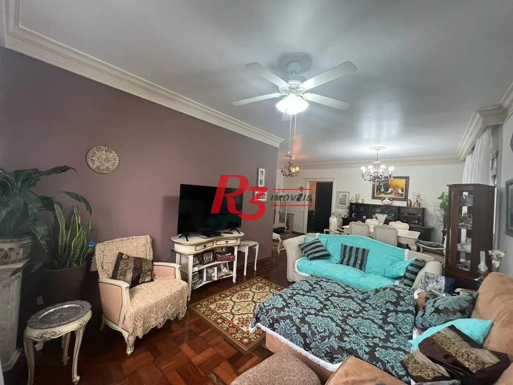 Apartamento com 3 dormitórios à venda, 152 m² por R$ 1.700.000,00 - Ponta da Praia - Santos/SP
