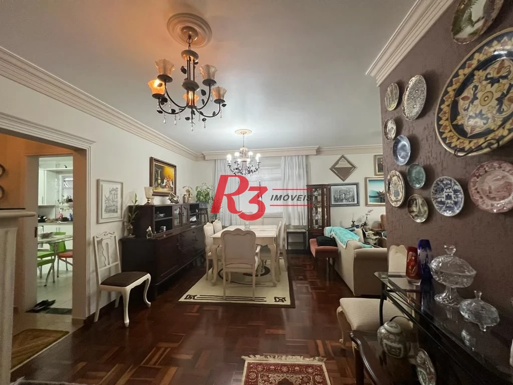 Apartamento com 3 dormitórios à venda, 152 m² por R$ 1.700.000,00 - Ponta da Praia - Santos/SP