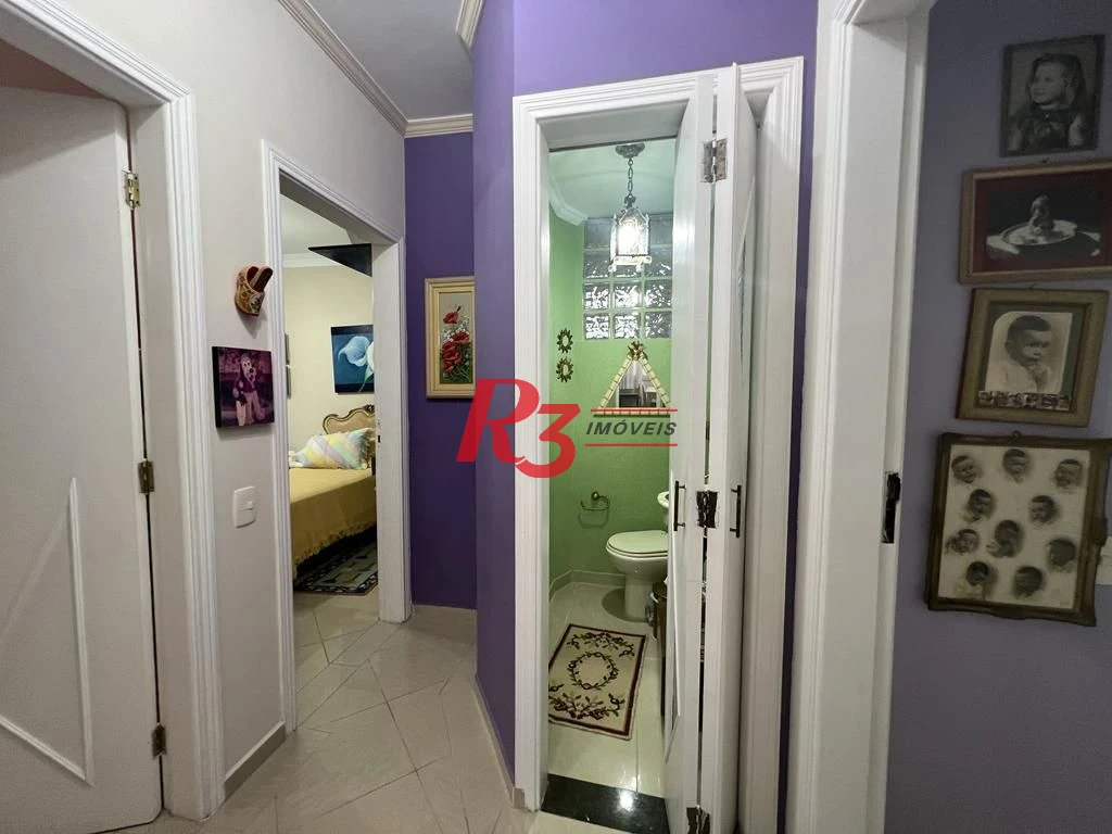 Apartamento com 3 dormitórios à venda, 152 m² por R$ 1.700.000,00 - Ponta da Praia - Santos/SP