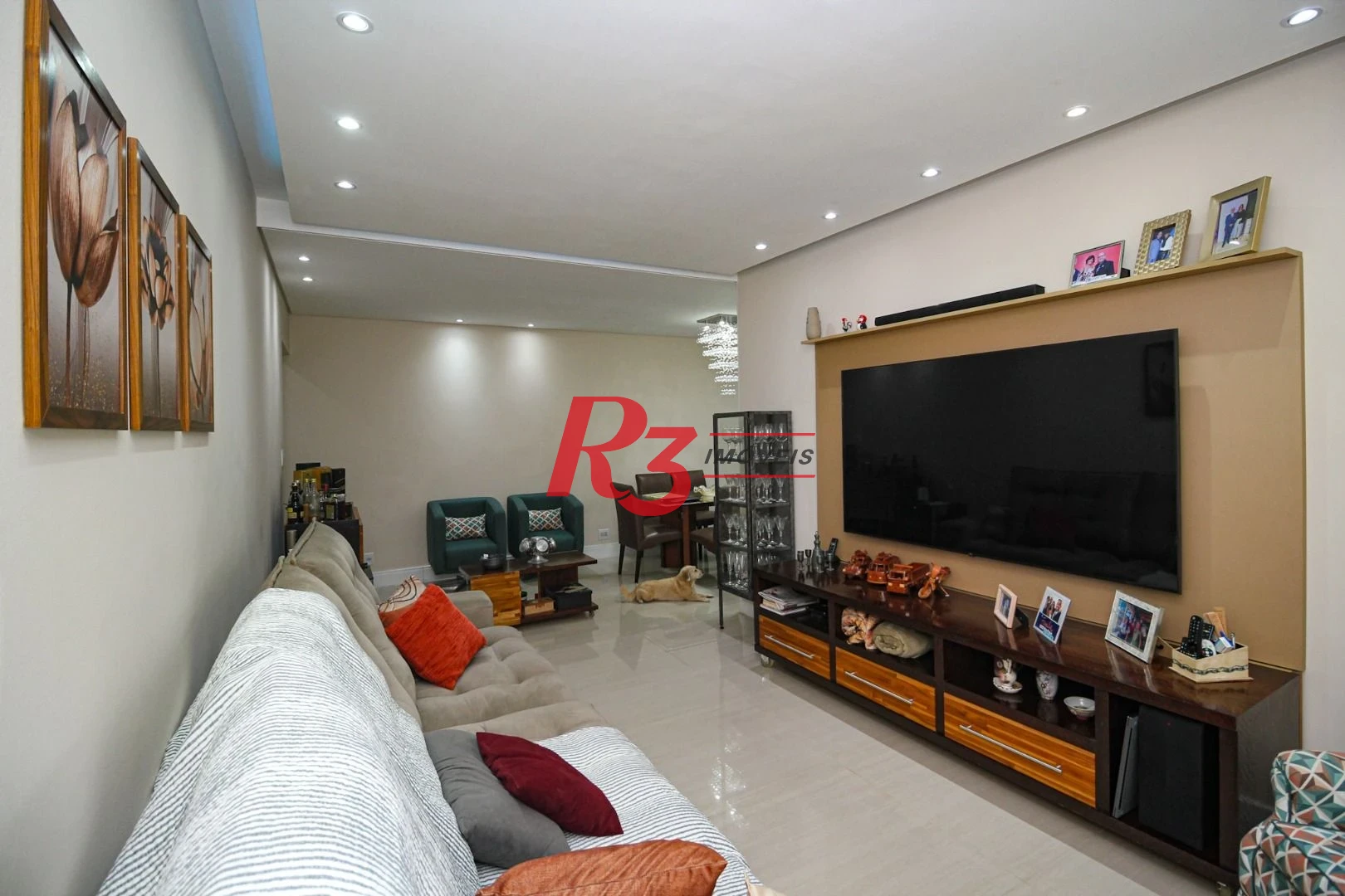 Apartamento com 3 dormitórios à venda, 125 m² por R$ 950.000,00 - Embaré - Santos/SP