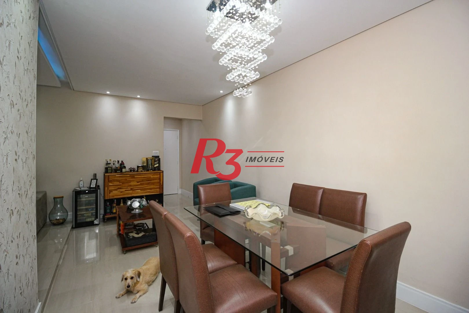 Apartamento com 3 dormitórios à venda, 125 m² por R$ 950.000,00 - Embaré - Santos/SP