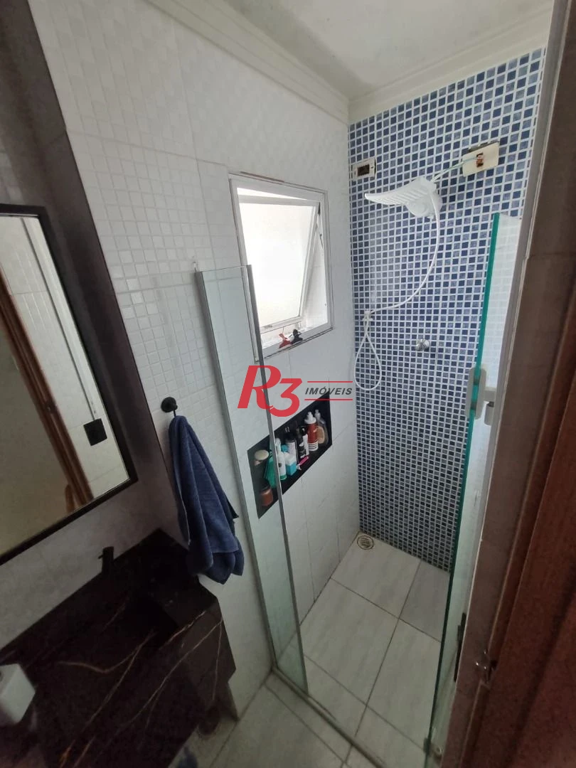 Apartamento com 3 dormitórios à venda, 92 m² por R$ 480.000,00 - Boqueirão - Santos/SP