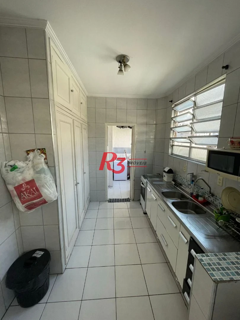 Apartamento com 3 dormitórios à venda, 92 m² por R$ 480.000,00 - Boqueirão - Santos/SP