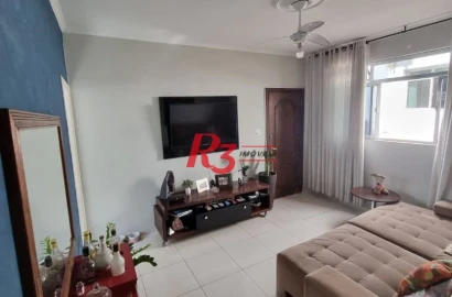 Apartamento com 3 dormitórios à venda, 92 m² por R$ 480.000,00 - Boqueirão - Santos/SP