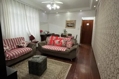 Apartamento à venda, 125 m² por R$ 585.000,00 - Embaré - Santos/SP