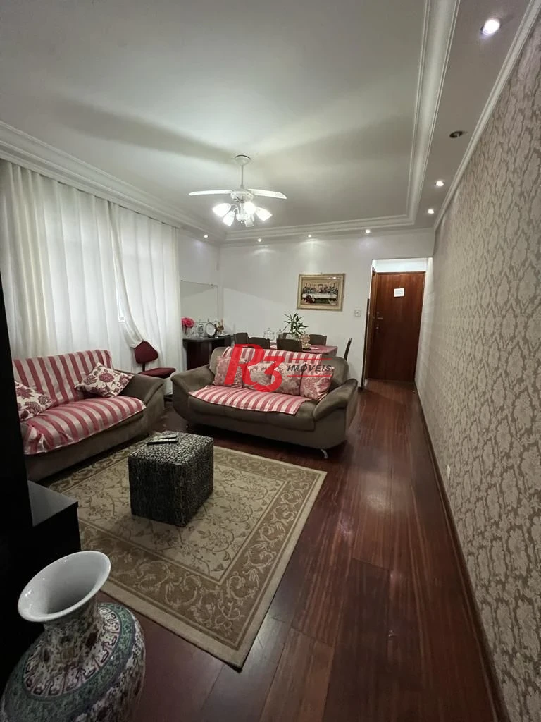 Apartamento à venda, 125 m² por R$ 585.000,00 - Embaré - Santos/SP