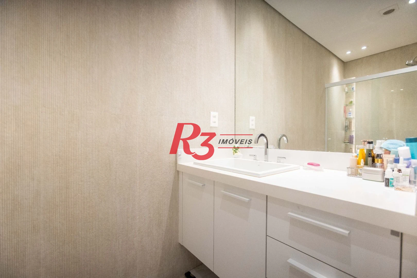Apartamento com 1 dormitório à venda, 106 m² por R$ 2.200.000,00 - Aparecida - Santos/SP