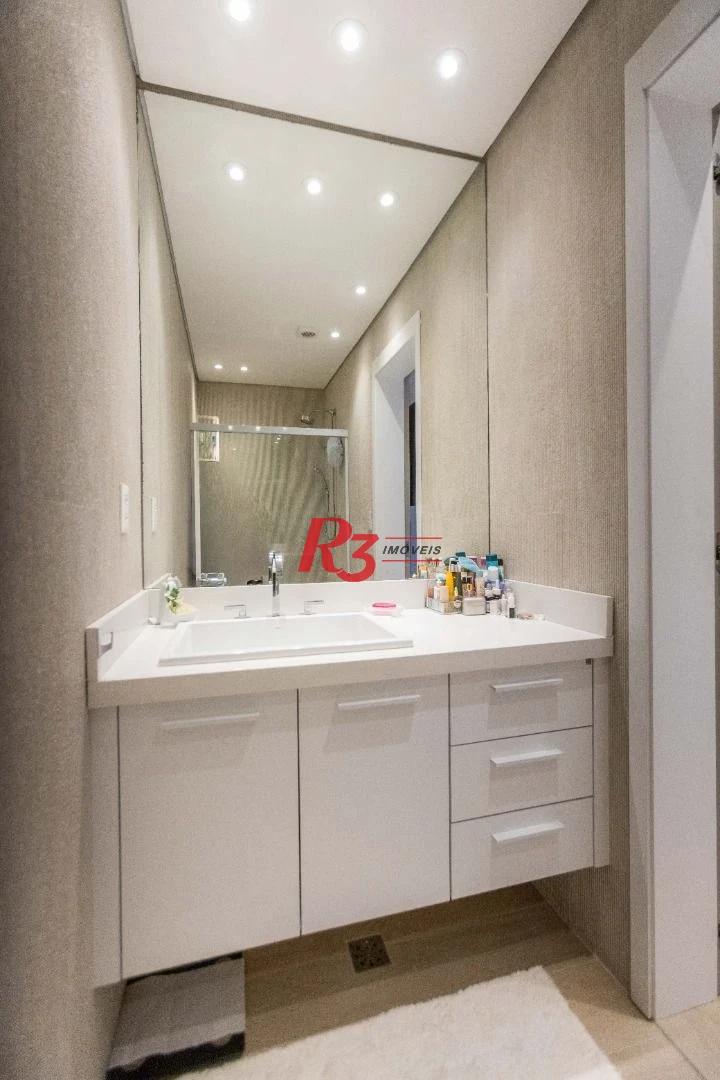 Apartamento com 1 dormitório à venda, 106 m² por R$ 2.200.000,00 - Aparecida - Santos/SP