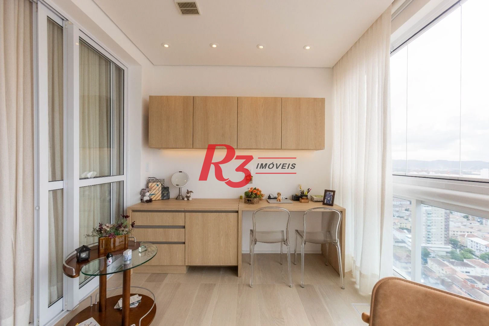 Apartamento com 1 dormitório à venda, 106 m² por R$ 2.200.000,00 - Aparecida - Santos/SP