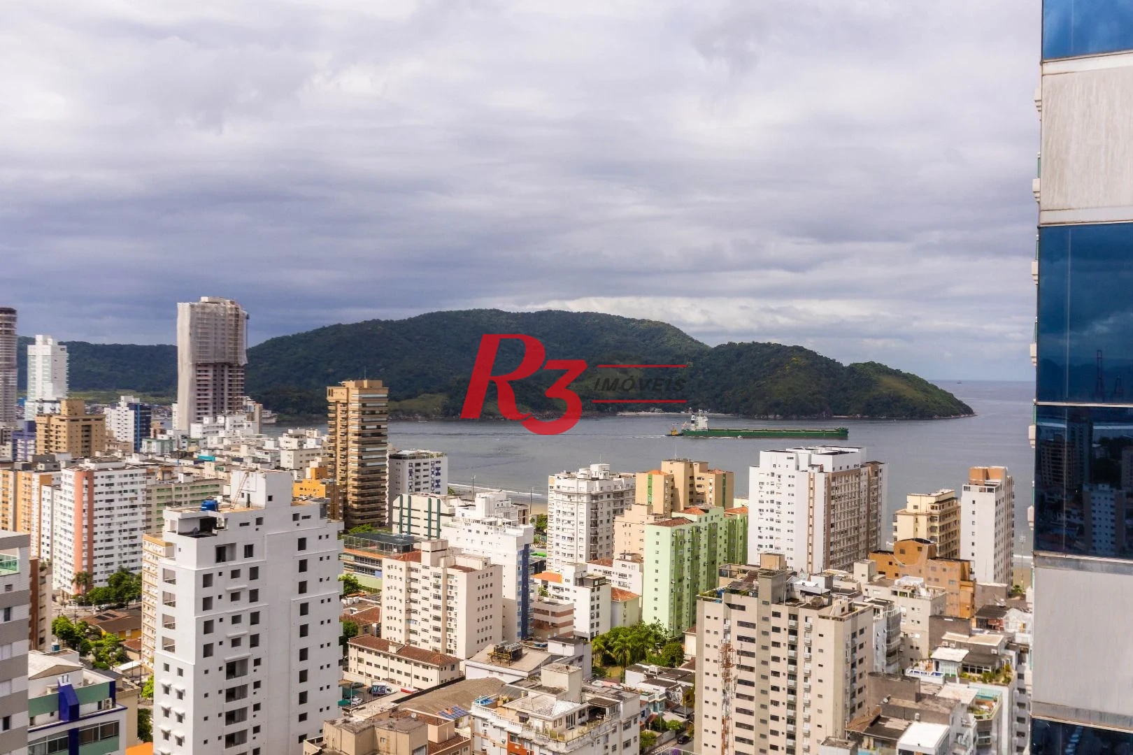 Apartamento com 1 dormitório à venda, 106 m² por R$ 2.200.000,00 - Aparecida - Santos/SP