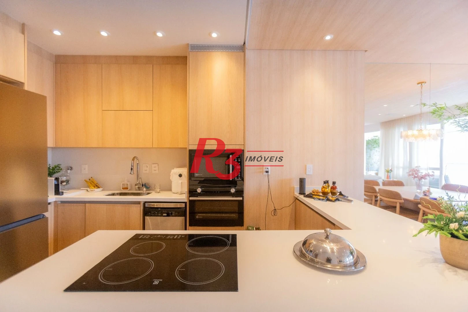 Apartamento com 1 dormitório à venda, 106 m² por R$ 2.200.000,00 - Aparecida - Santos/SP