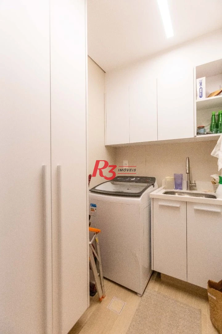 Apartamento com 1 dormitório à venda, 106 m² por R$ 2.200.000,00 - Aparecida - Santos/SP