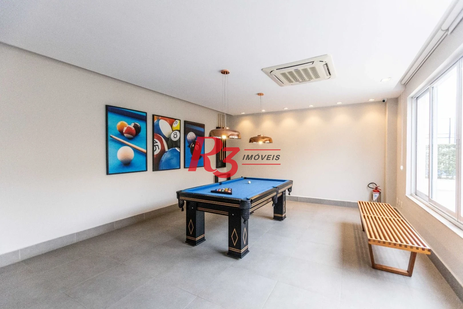 Apartamento com 1 dormitório à venda, 106 m² por R$ 2.200.000,00 - Aparecida - Santos/SP