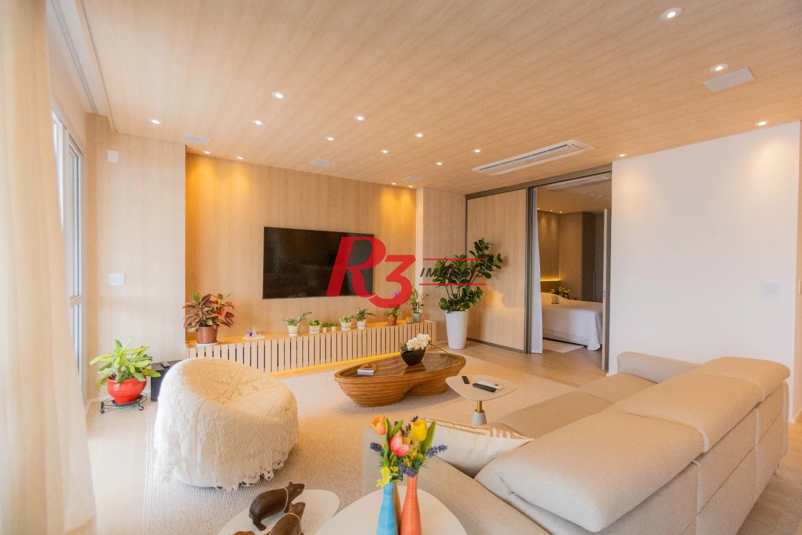 Apartamento com 1 dormitório à venda, 106 m² por R$ 2.200.000,00 - Aparecida - Santos/SP