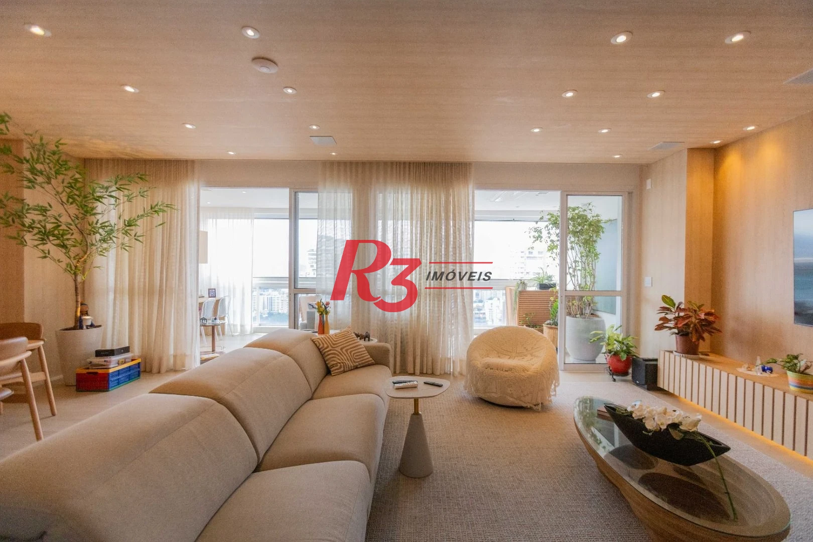 Apartamento com 1 dormitório à venda, 106 m² por R$ 2.200.000,00 - Aparecida - Santos/SP