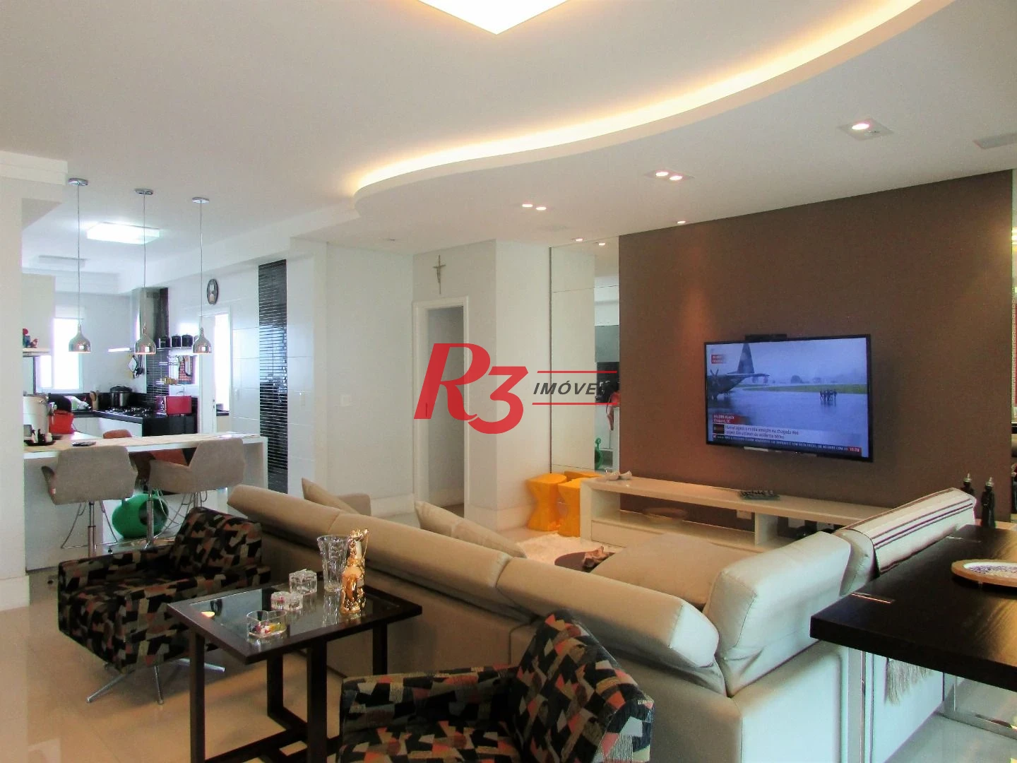 Apartamento para alugar, 178 m² por R$ 19.000,00/mês - Gonzaga - Santos/SP