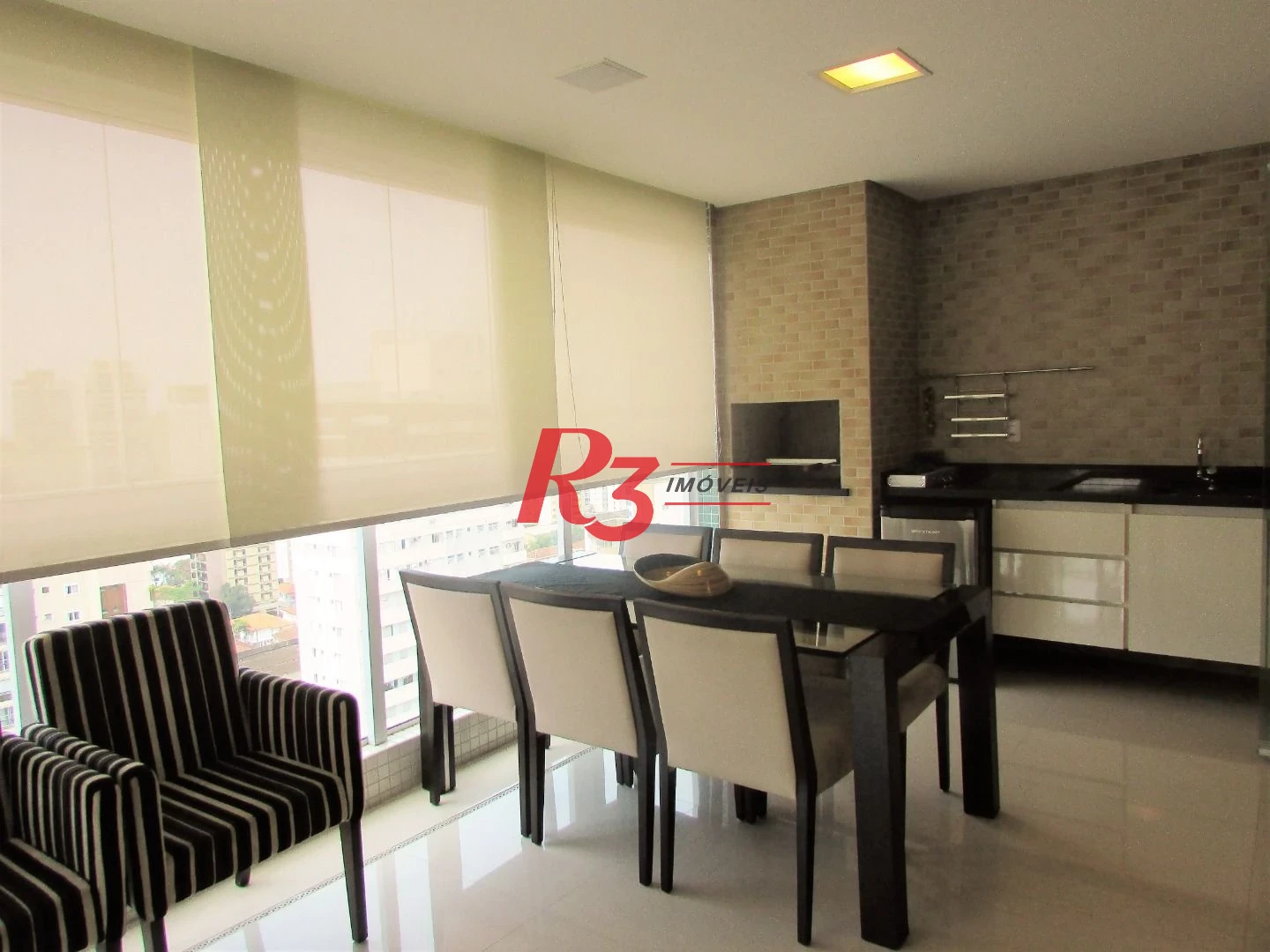 Apartamento para alugar, 178 m² por R$ 19.000,00/mês - Gonzaga - Santos/SP