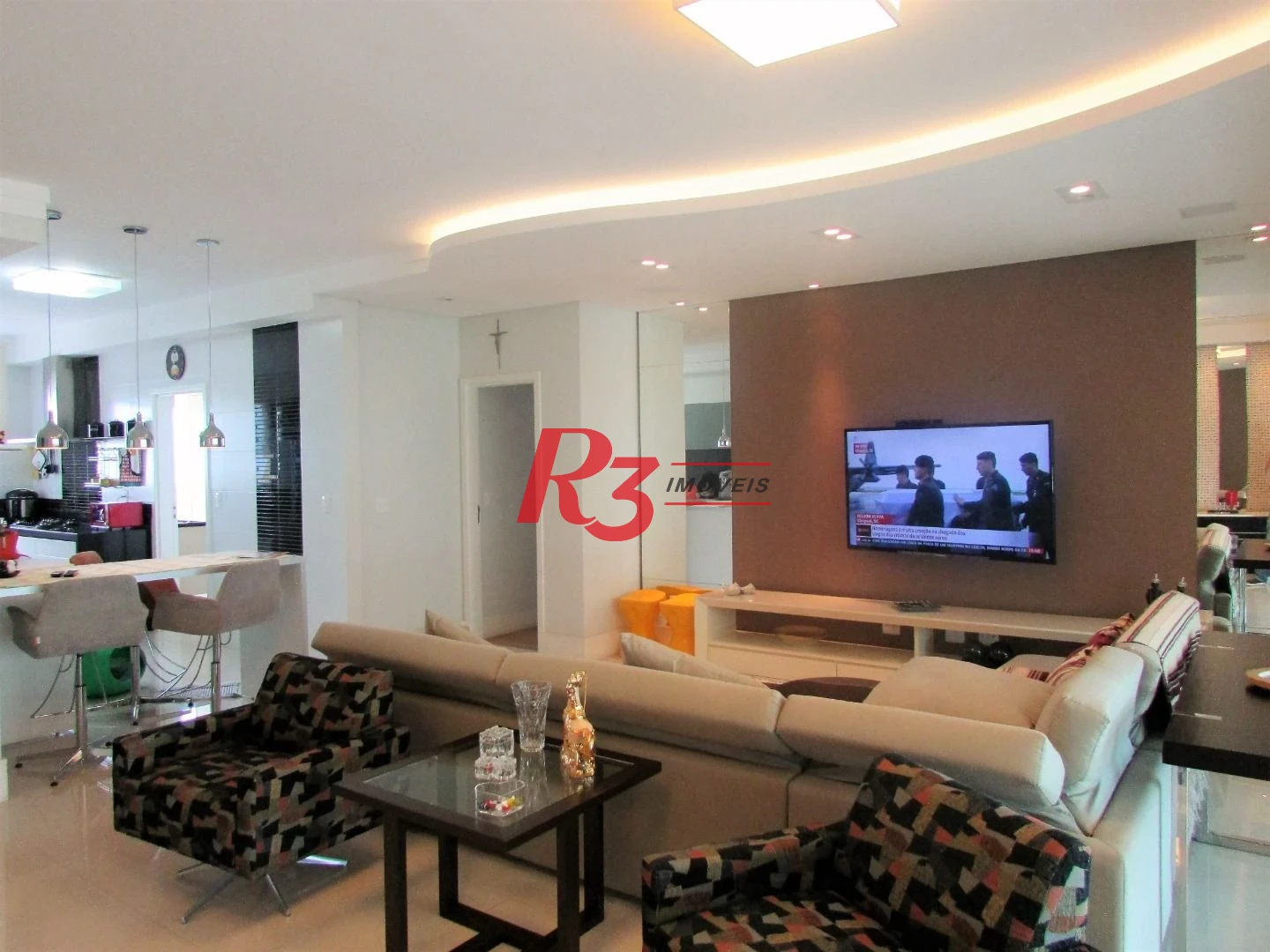 Apartamento para alugar, 178 m² por R$ 19.000,00/mês - Gonzaga - Santos/SP