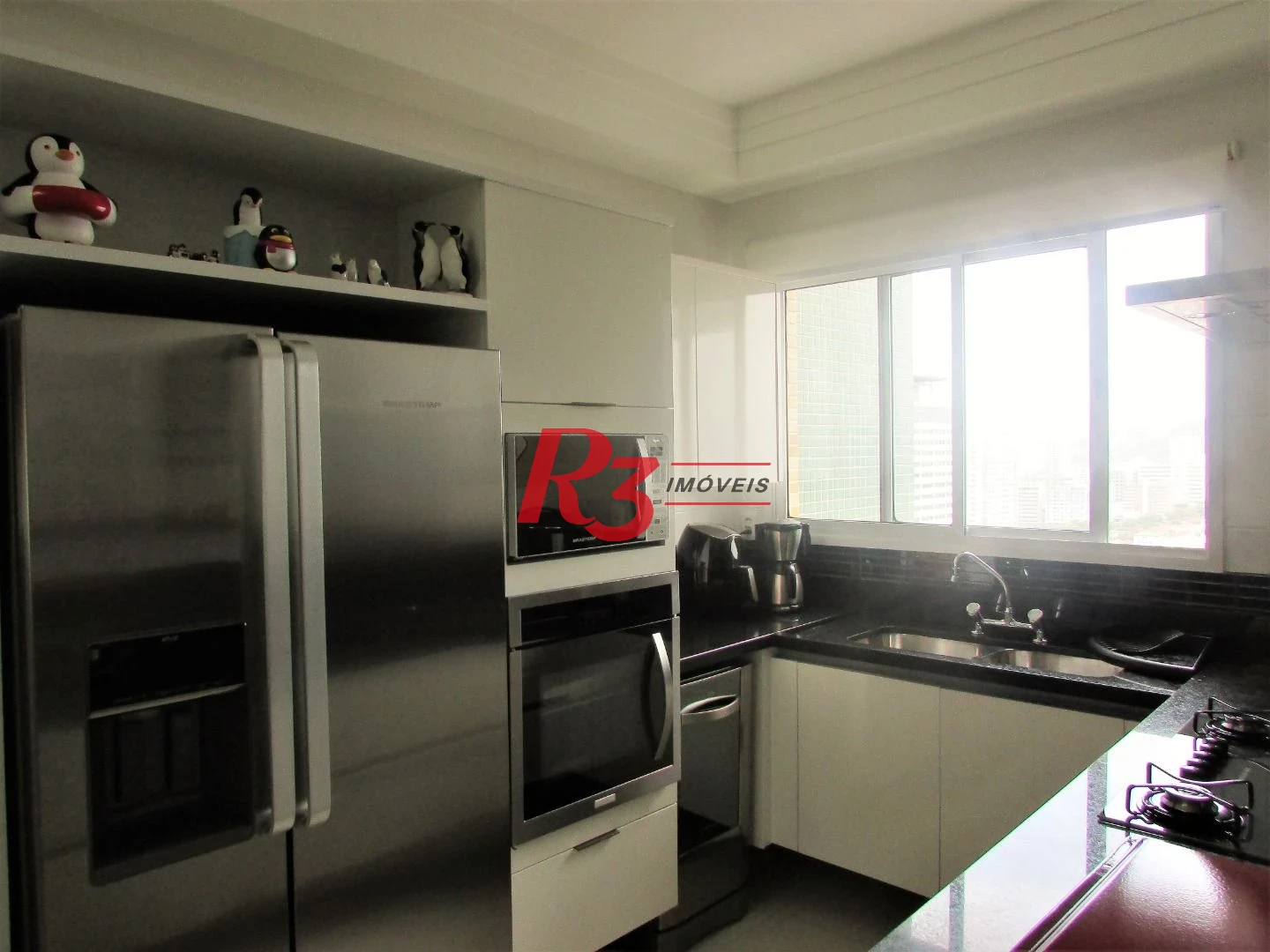 Apartamento para alugar, 178 m² por R$ 19.000,00/mês - Gonzaga - Santos/SP