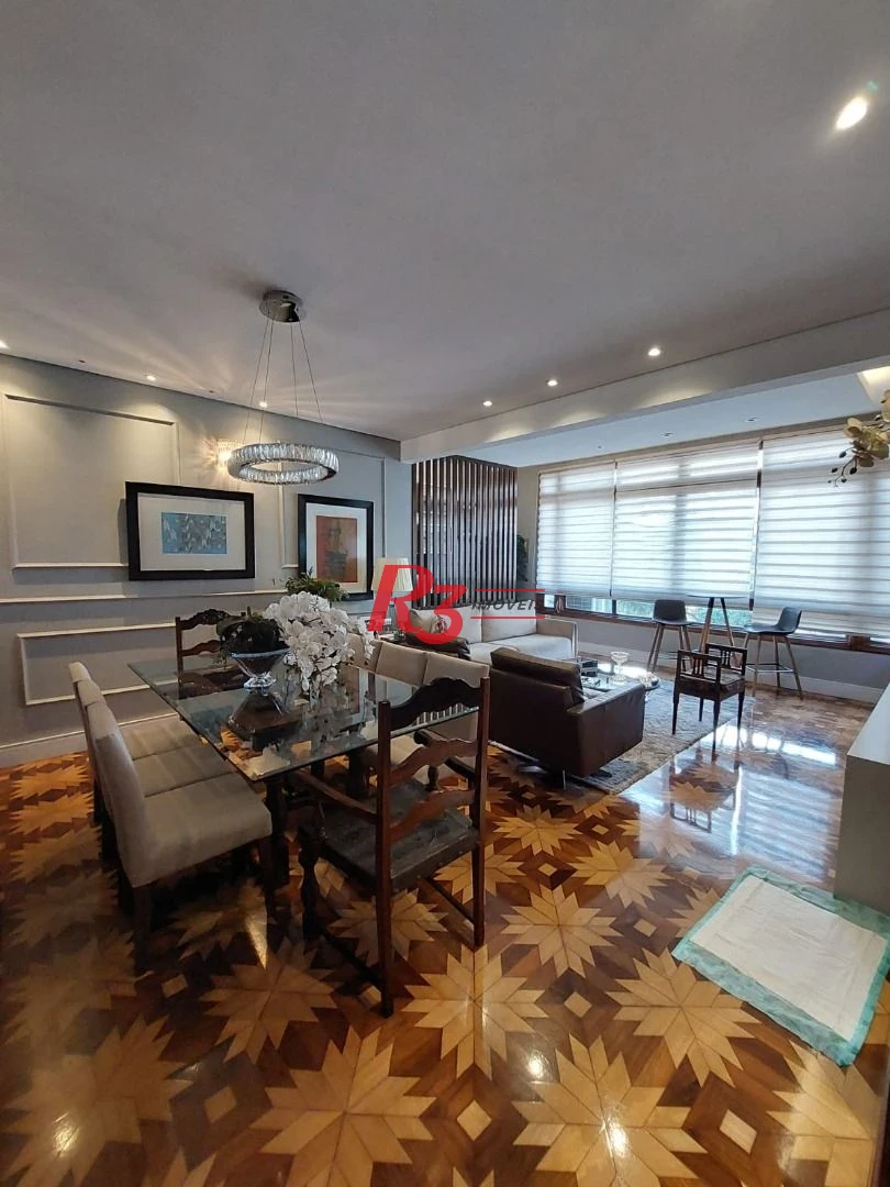Apartamento com 4 dormitórios à venda, 180 m² por R$ 2.000.000,00 - Gonzaga - Santos/SP