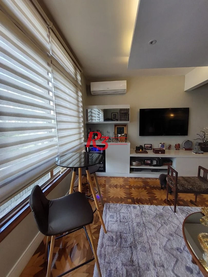 Apartamento com 4 dormitórios à venda, 180 m² por R$ 2.000.000,00 - Gonzaga - Santos/SP