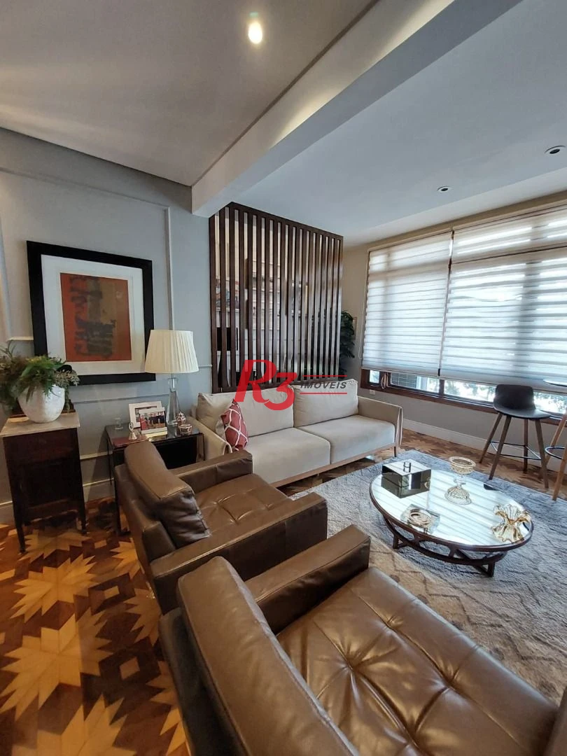 Apartamento com 4 dormitórios à venda, 180 m² por R$ 2.000.000,00 - Gonzaga - Santos/SP