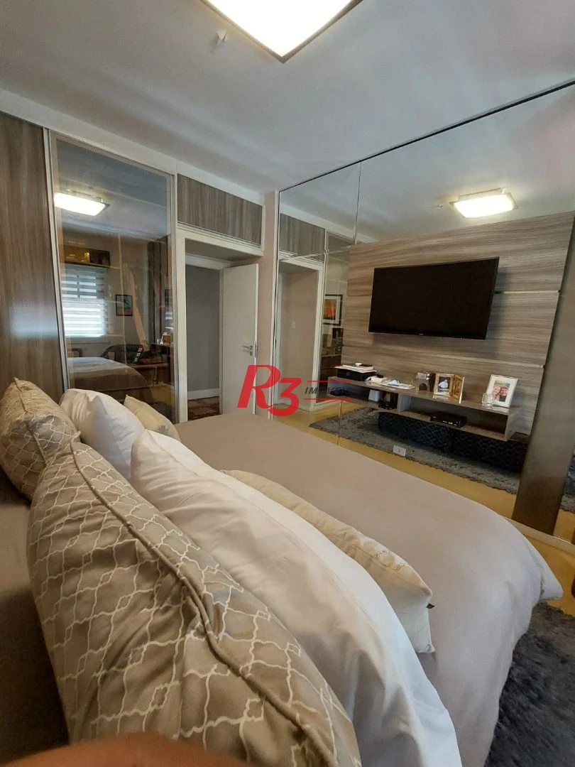 Apartamento com 4 dormitórios à venda, 180 m² por R$ 2.000.000,00 - Gonzaga - Santos/SP