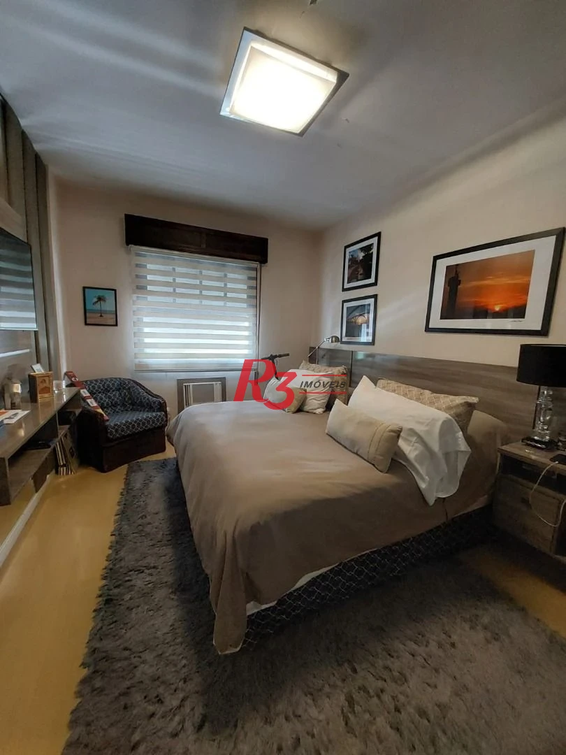 Apartamento com 4 dormitórios à venda, 180 m² por R$ 2.000.000,00 - Gonzaga - Santos/SP
