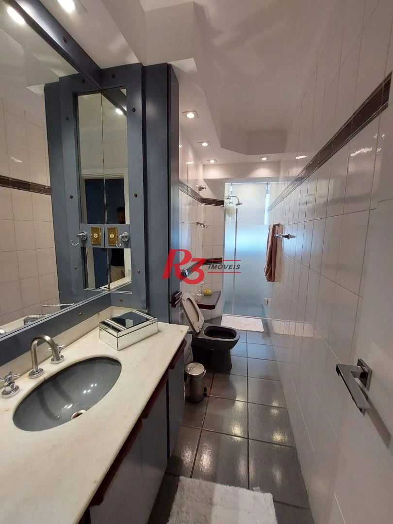 Apartamento com 4 dormitórios à venda, 180 m² por R$ 2.000.000,00 - Gonzaga - Santos/SP