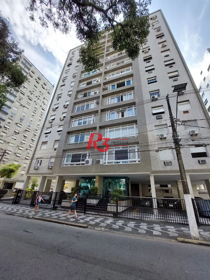 Apartamento com 4 dormitórios à venda, 180 m² por R$ 2.000.000,00 - Gonzaga - Santos/SP