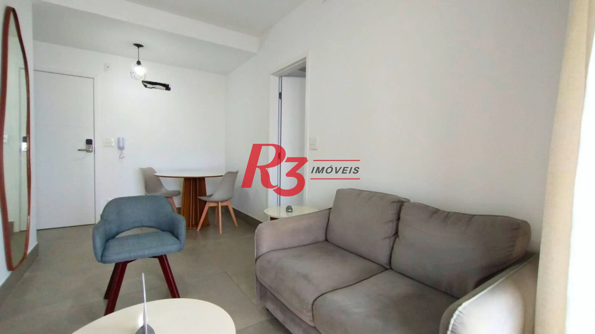 Apartamento com 1 dormitório para alugar, 54 m² por R$ 5.000,02/mês - Boqueirão - Santos/SP