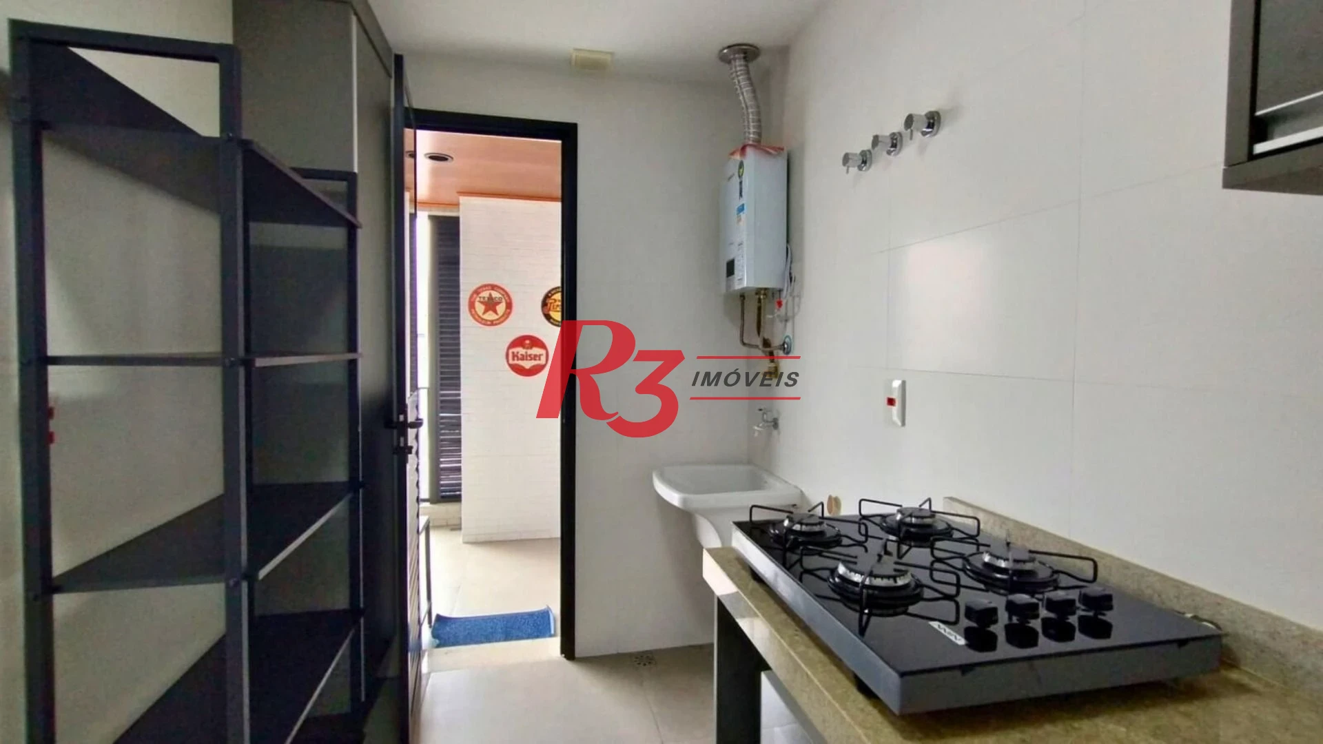 Apartamento com 1 dormitório para alugar, 54 m² por R$ 5.000,02/mês - Boqueirão - Santos/SP