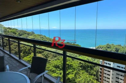 Apartamento com 3 dormitórios à venda, 162 m² por R$ 1.200.000,00 - Morro Sorocotuba - Guarujá/SP
