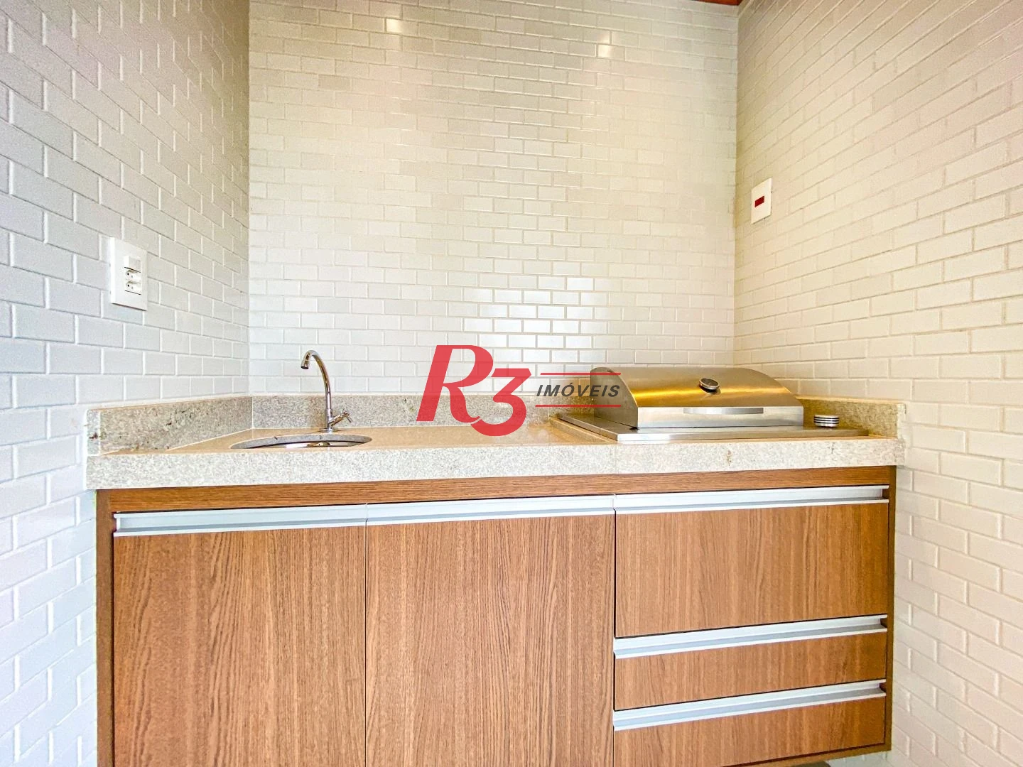 Apartamento com 1 dormitório à venda, 54 m² por R$ 850.000,00 - Boqueirão - Santos/SP