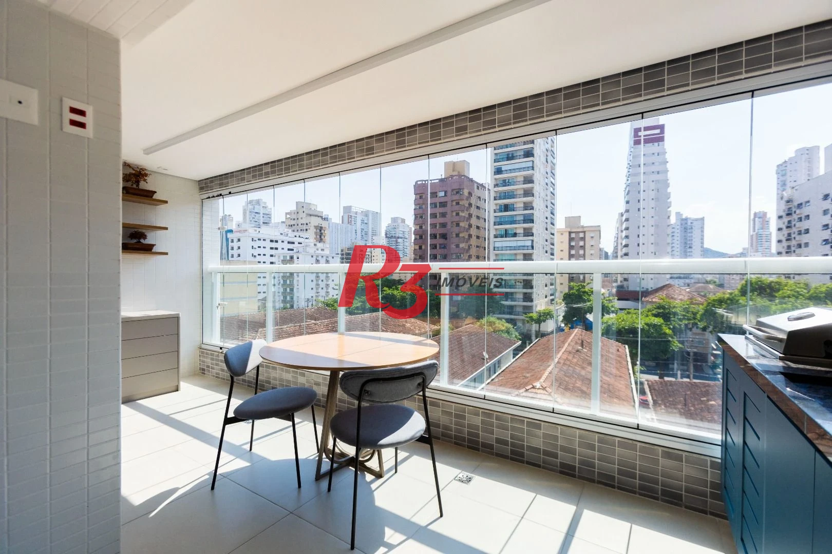 Apartamento com 1 dormitório para alugar, 66 m² por R$ 7.000,02/mês - Vila Rica - Santos/SP
