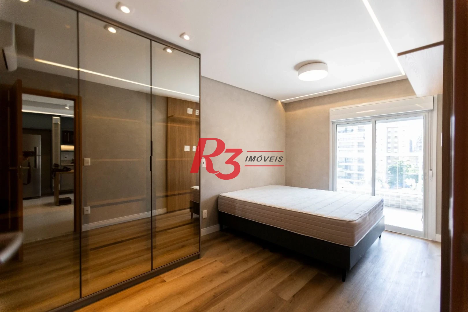 Apartamento com 1 dormitório para alugar, 66 m² por R$ 7.000,02/mês - Vila Rica - Santos/SP