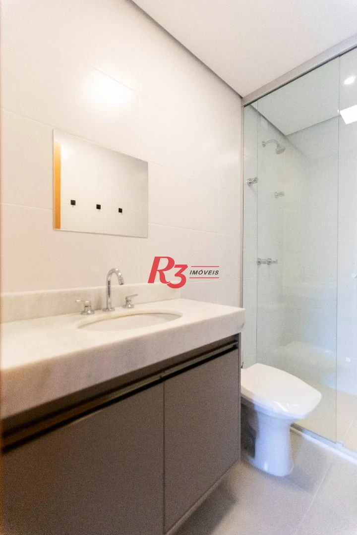 Apartamento com 1 dormitório para alugar, 66 m² por R$ 7.000,02/mês - Vila Rica - Santos/SP