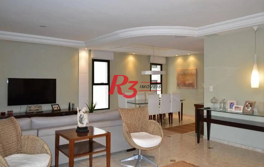 Apartamento com 3 dormitórios à venda, 227 m² por R$ 2.200.000,00 - Boqueirão - Santos/SP