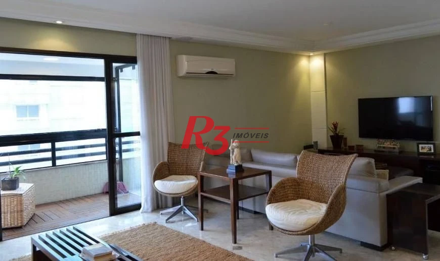 Apartamento com 3 dormitórios à venda, 227 m² por R$ 2.200.000,00 - Boqueirão - Santos/SP