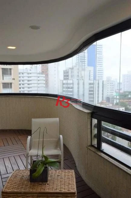 Apartamento com 3 dormitórios à venda, 227 m² por R$ 2.200.000,00 - Boqueirão - Santos/SP
