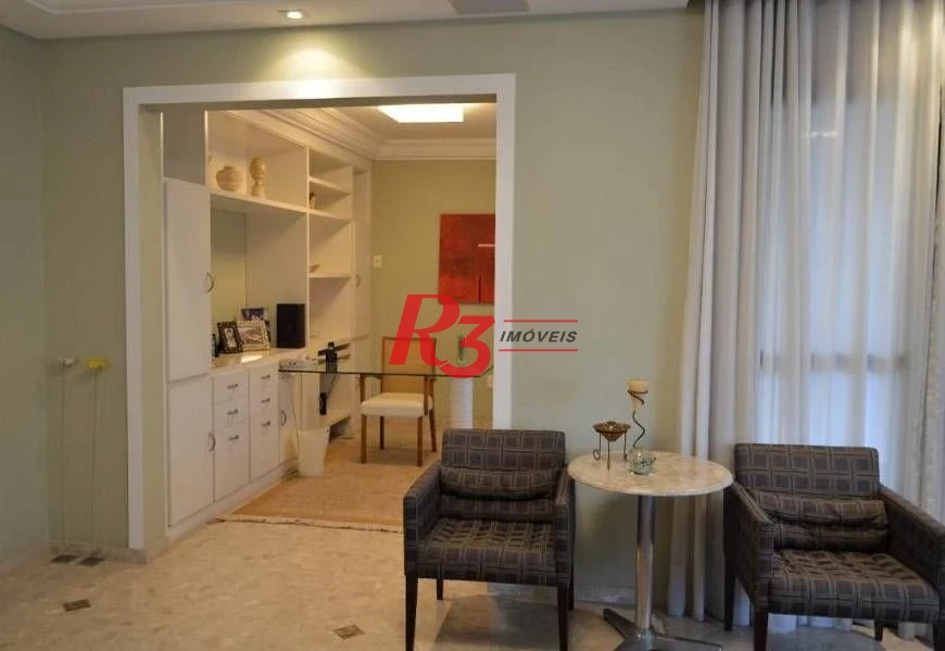 Apartamento com 3 dormitórios à venda, 227 m² por R$ 2.200.000,00 - Boqueirão - Santos/SP