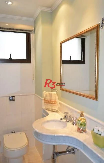 Apartamento com 3 dormitórios à venda, 227 m² por R$ 2.200.000,00 - Boqueirão - Santos/SP