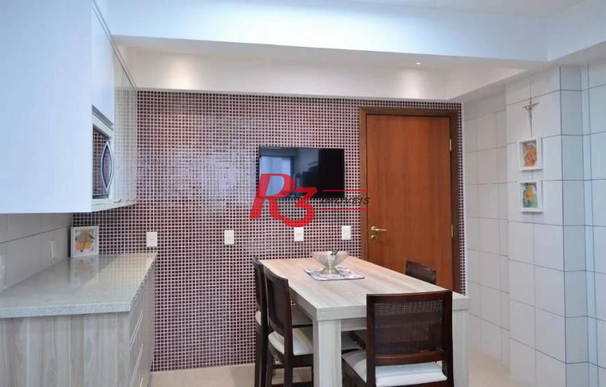 Apartamento com 3 dormitórios à venda, 227 m² por R$ 2.200.000,00 - Boqueirão - Santos/SP