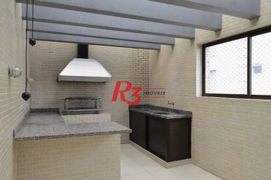 Apartamento com 3 dormitórios à venda, 227 m² por R$ 2.200.000,00 - Boqueirão - Santos/SP