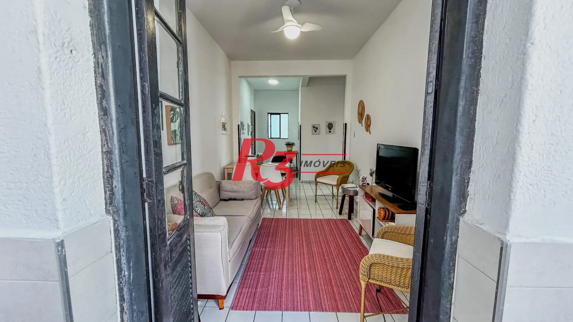 Apartamento com 1 dormitório para alugar, 50 m² por R$ 4.500,00/mês - José Menino - Santos/SP