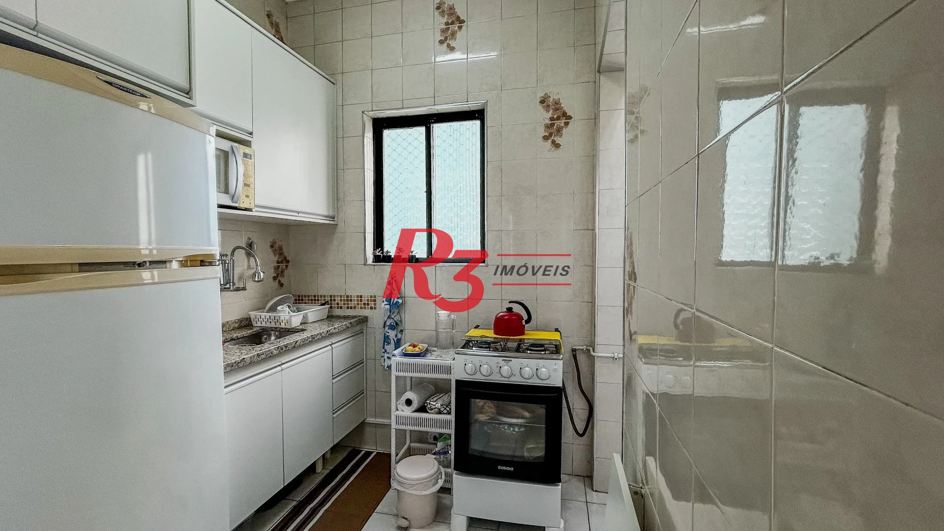 Apartamento com 1 dormitório para alugar, 50 m² por R$ 4.500,00/mês - José Menino - Santos/SP