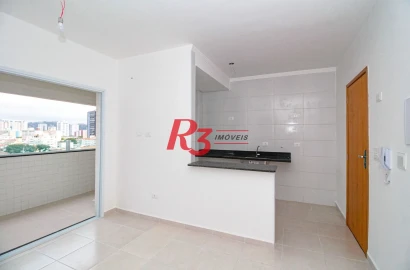 Apartamento à venda, 59 m² por R$ 535.000,00 - Macuco - Santos/SP