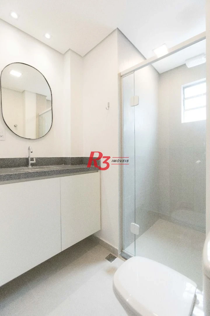 Apartamento com 2 dormitórios à venda, 69 m² por R$ 530.000,00 - José Menino - Santos/SP